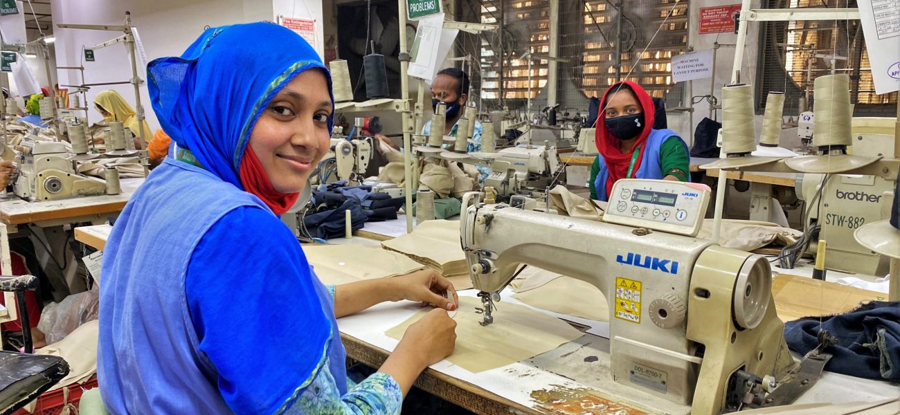 Ethical Trading Initiatives’ gender programme in Bangladesh has reached over 85.000 workers through behavioural change campaigns, and provided direct training to close to 2.000 workers within the RMG sector in greater Dhaka.  Foto: Marthe Kielland Røssaak